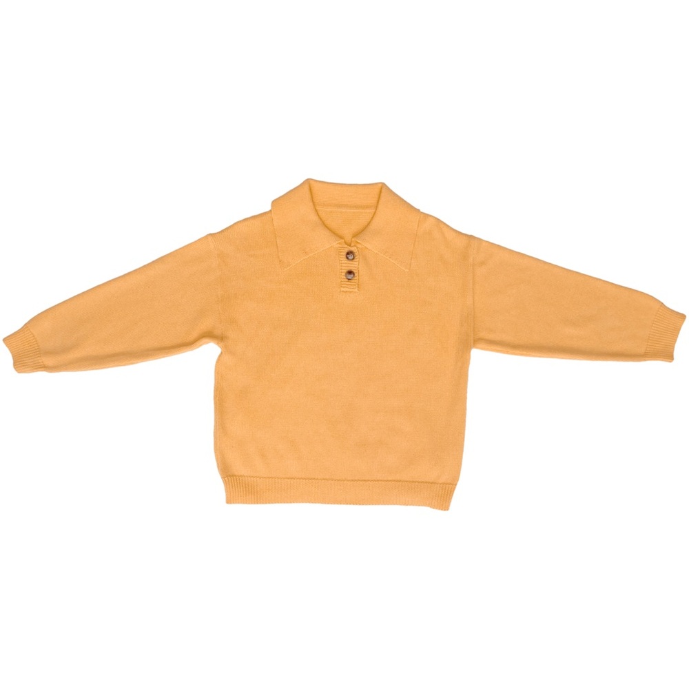 Ali Golden Polo Pullover Sweater Sherbet